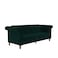 In House Serena 2 In 1 Sofabed Linen Upholstered - Dark Green