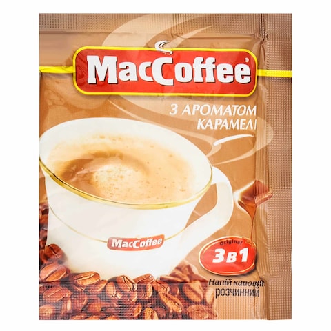 MacCoffee 3 In 1 Caramel Coffee 18g