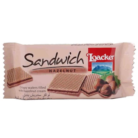 Loacker Wafer Sandwich Hazelnut 25 Gram