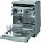 Ariston Dishwasher Freestanding, 14 Place Setting 9 Programs, Inverter Motor With Turbo Washing &amp;amp; Static Dry Functions, 3D Zone Wash, Third Rack, Silent Dishwasher, Made In Poland, Inox, LFC3C33WFXUK