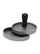 Befound Burger Manual Press Patties Maker -Silver/Black