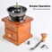 Generic-Manual Coffee Grinder Coffee Bean Grinders Maker Ceramic Coffee Container Coffee Grinder Coffee Maker