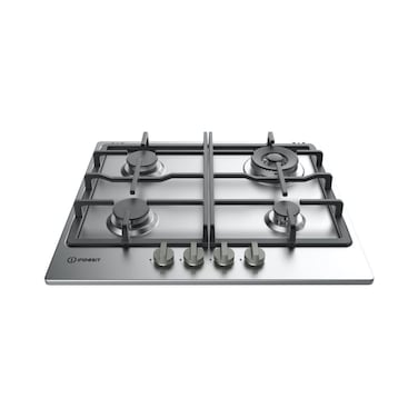 Indesit 4 Burner Gas Built-in Hob THP641W Silver
