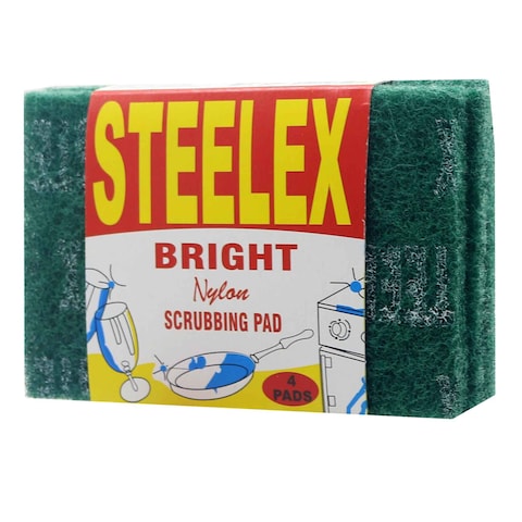 STEELEX SPONGE BRIGHT 4PACK