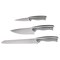 Andlig - 3-Piece Knife Set, Light Grey, White