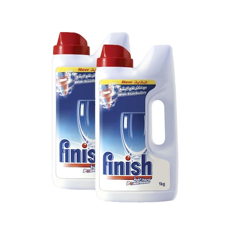 Finish Dishwasher Powder - 1 kg - 2 pieces