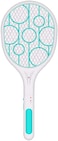 Generic - Jmcall Rechargeable Electric Fly Insect Racket Zapper Killer Swatter Bug Mosquito Gift(Color:Blue , Material:Abs)