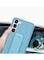 Samsung Galaxy S23 Plus Grip Case Magnetic Kickstand Cover with Foldable Hand Strap Blue