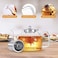 1CHASE&reg; Borosilicate Glass Teapot 1200 ML with Stainless Steel Infuser with Lid, Blooming and Loose Leaf Tea, Removable Infuser