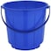 Royalford Plastic Bucket With Lid, 17 Liter, Blue
