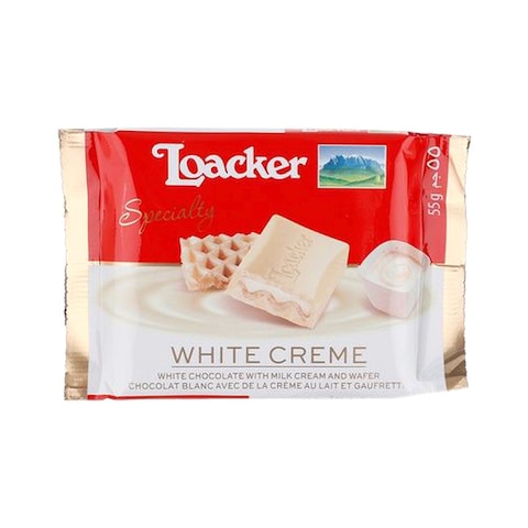 Loacker White Chocolate Bar - 55 grams