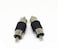 RCA Male to Male RCA Inline Coupler Inline Plug AV Adapter M/M Converter Connector for CCTV Camera (PACK 0F 5)