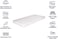 Vital Medical Mattress Single - W 90 X L 190 X D 12 Cm