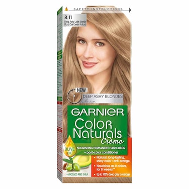 Garnier Color Naturals Creme Hair Color - 8.11 Deep Ashy Light Blonde