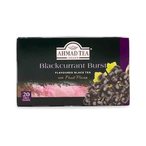 Ahmad Tea Blackcurrant Burst Tea - 20 Bags