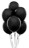 Jumbo Party Latex Balloons (Pack of 70) - Black
