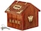 ITOS365 Handicrafted Wooden Money Bank - Coin Saving Box - Piggy Bank - Gifts for Kids, Girls, Boys &amp; Adults