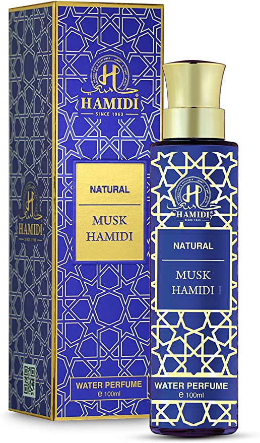 Hamidi Natural Musk Hamidi Water Perfume 100ml Non Alcoholic For Unisex