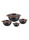 UTC 4-Piece Premium Insulated Casserole Set Black/Red 3 Liters