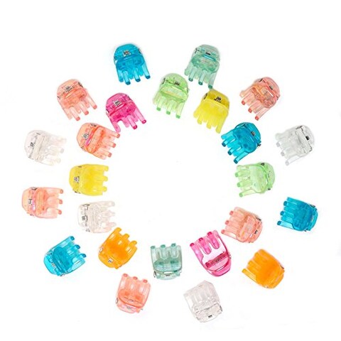 Goody Girls Classics Mini Claw Clips, 24 Count