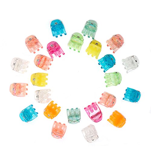 Goody Girls Classics Mini Claw Clips, 24 Count