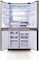 Sharp Olive French Door Inverter Series 724 Liters Refrigerator SJ-FS87V-BK3 with Plasmacluster, Black
