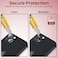 Moxedo Camera Lens Protector, 9H Tempered Glass, Aluminum Alloy Individual Ring Camera Cover Screen Protector Compatible for iPhone 13 6.1 inch/ 13 Mini 5.4 inch (MIDNIGHT)