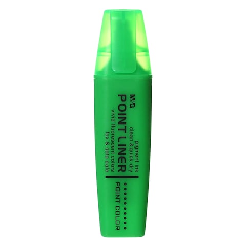M&amp;G 21576 Vivid Fluorescent Point Liner Pigment Ink Highlighter 4 Pieces