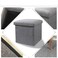 Storage Puff Fabric  Ottoman 38cm Grey