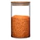 Pasabahce Bamboo 1 Glass Jar 1.48L Clear