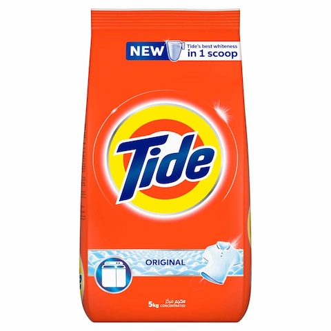 Tide Semi-Automatic Laundry Detergent Powder Original Scent 5 KG&nbsp;