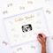 GingerRay - Baby Shower Guest Book - Frame 32X44Cm - Rose Gold