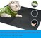 Generic Cat Litter Mat Eva Double-Layer Cat Litter Trapper Mats With Waterproof Bottom Layer Kattenmand Blac K Cat Bed