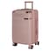 Senator Hard Case Medium Luggage Trolley For Unisex ABS Lightweight 4 Double Wheeled Suitcase With Built In TSA Type Lock A5125 Milk Pink