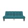 In House Sana 2 In 1 Sofabed Velvet Upholstered - Dark Turquoise