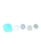 Spin Spa 5-In-1 Bathing Brush Kit White/Blue