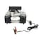 Double Cylinder Car Air Compressor Black&amp;Silver