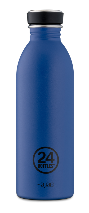 24Bottles URBAN Bottle (1 L) Lightest Insulated Stainless Steel Water Bottle, Eco-Friendly Reusable BPA-Free Hot Cold Modern, Portable, Leak Proof for Travel, Office, Home, Gym - Blue