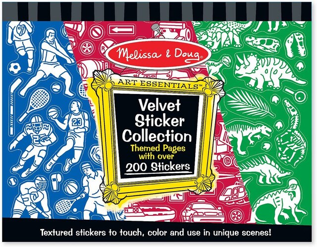 Buy Velvet Sticker Collection-Blue Online | Carrefour UAE