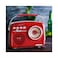 Geepas Rechargeable Radio Gr13014 Red