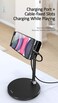 Usams Tablet Stand Holder, Height Adjustable 360 Degree Rotating Holder Dock Compatible for 4.7 to 12.9 inch iPad Mini Pro Air, Galaxy Tab (WHITE)