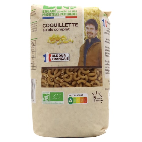 Buy Carrefour Bio Whole Wheat Pasta 400g in UAE