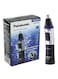 Panasonic - Nose And Facial Hair Trimmer Black/Silver