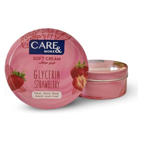 Care &amp; More Soft Cream with Glycerin and Strawberry - 125 ml