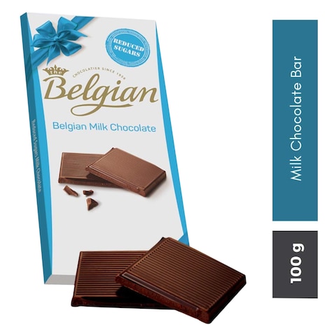 The Belgian No Sugar Milk Chocolate Bar 100G