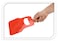 KOOPMAN POLYPROPYLENE BBQ FAN 32X21CM - RED 170414390-RED