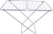Generic Large Folding Clothes Airer - Drying Space Laundry Washing  Durable Metal Drying Rack   Multifunctional Air Dryer Ideal for Indoor and Outdoor   Easy Store 2 Folding Winged Airer