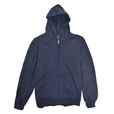 King&#39;s Collection 852 Zipped Sweatshirt Hoodie Medium Ash Navy Blue