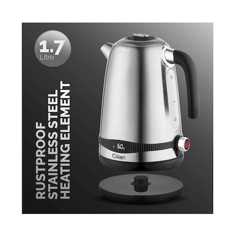 Clikon Era Smart Kettle CK5140 1.7 Litre Silver