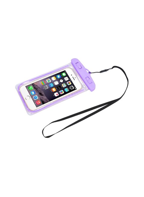 Generic - Travel Swimming Waterproof Bag Case Cover For 5.5 Inch Cell Phone Purple